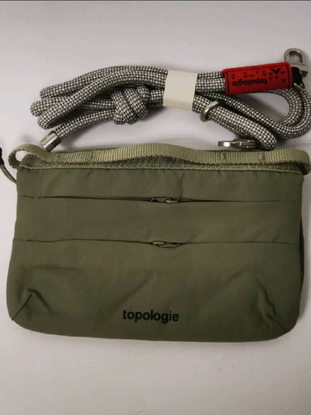 Pre-owned Topologie Crossbody Bag Shoulder Bag Casual Multi-Pocket Bag